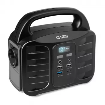 SBS station d'alimentation portable 150 W Fast Charge noire (TEPOWST150W)