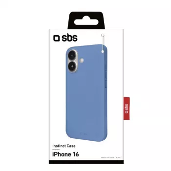 Coque SBS Instinct pour iPhone 16 bleue