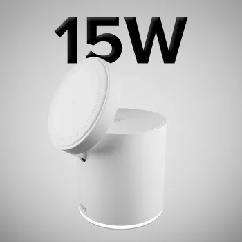 Station de charge magnétique sans fil 2-en-1 SBS - blanche