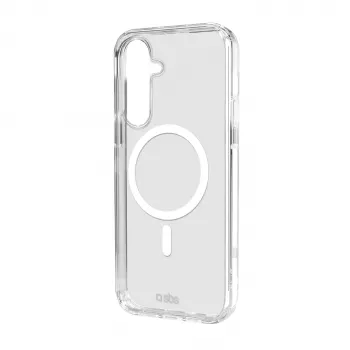 Coque SBS Light Mag avec MagSafe pour Galaxy S25, transparente