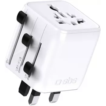 Adaptateur de voyage universel SBS TEADAPTUNI - blanc