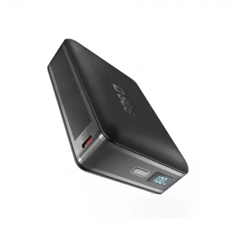 Batterie externe SBS HD 30W 10000mAh USB-C avec écran LCD - noire