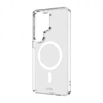 Coque de protection SBS Cover Light Mag pour Samsung Galaxy S26 Ultra, transparente, compatible MagSafe