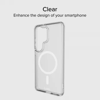 Coque de protection SBS Cover Light Mag pour Samsung Galaxy S26 Ultra, transparente, compatible MagSafe