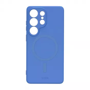 Coque Instinct Mag SBS pour Samsung Galaxy S26 Ultra, compatible MagSafe, bleue