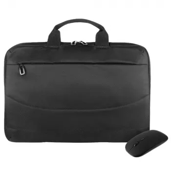Kit sacoche pour ordinateur portable TUCANO Idea Line jusqu'à 15,6 pouces, noir