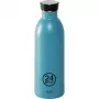 24Bottles Urban Bottle 500 ml Powder Blue en acier inoxydable avec bouchon à vis