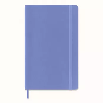 Moleskine Classic carnet Large A5 ligné Hydrangea Blue couverture souple