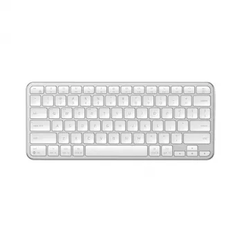 Satechi Slim EX1 Clavier Bluetooth pour trois appareils avec commutateur de mode Mac/Windows (argent)