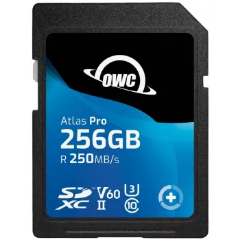 Carte mémoire OWC Atlas Pro 256 Go SDXC UHS-II V60 - SD à capacité étendue (SDXC)