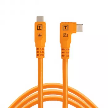 Tether Tools TetherPro USB-C Optima 10G coudé orange 3 m