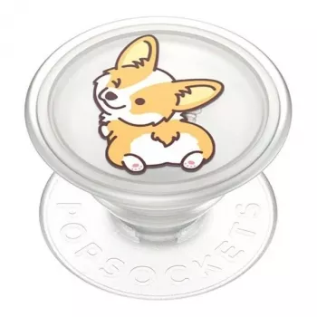 Popsockets PlantCore Grip Cheeky Corgi, grip et support pour téléphone