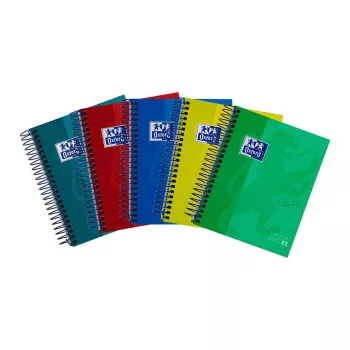 Bloc de cours Oxford College Block European Book Touch A6 quadrillé 120 feuilles 90 g/m² Optik Paper