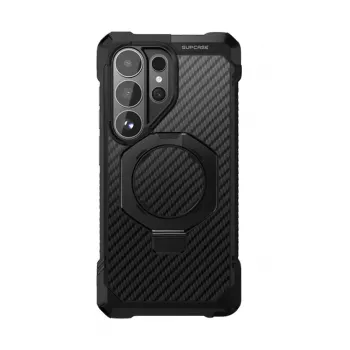 SUPCASE UB Grip Mag coque MagSafe pour Samsung Galaxy S26 Ultra, fibre d'aramide, noir mat