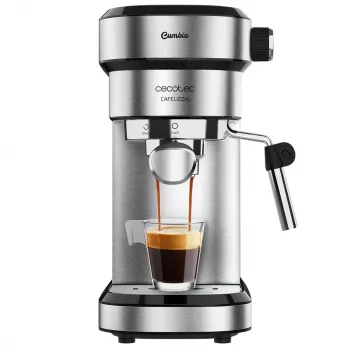 Machine à espresso semi-automatique Cecotec Cafelizzia 790 Steel, 20 bars, 1350 W, acier inoxydable