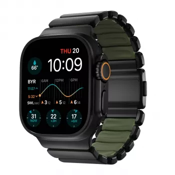 Nomad Stratos Band titane noir 49mm Forest