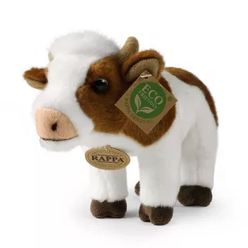 Rappa Peluche vache réaliste 23 cm écologique