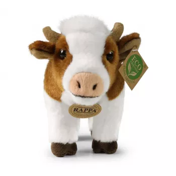 Rappa Peluche vache réaliste 23 cm écologique