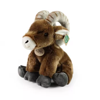 Rappa Peluche écologique mouflon assis 28 cm