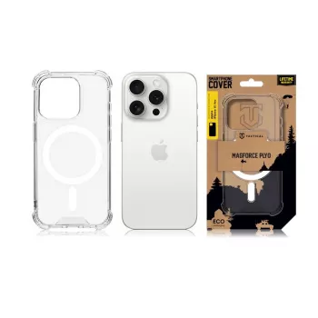 Coque arrière Tactical MagForce Plyo pour iPhone 15 Pro transparente