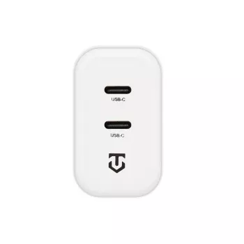 Chargeur mural Tactical Base Plug Dual 40W blanc GaN