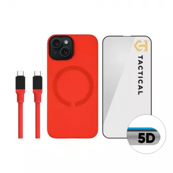 Tactical Combo Limited Edition pour Apple iPhone 15, rouge