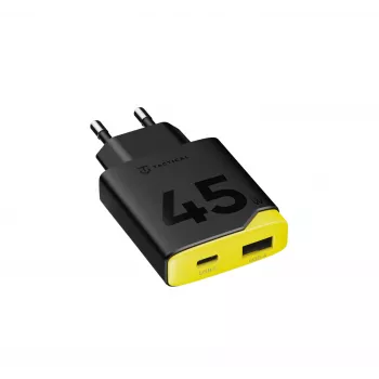 Chargeur mural Tactical Minimi GaN 45W AC USB-C noir