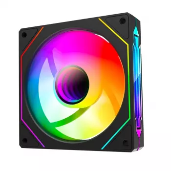 Ventilateur de boîtier Rampage 120 mm 1800RPM Infinite Loop ARGB PWM noir
