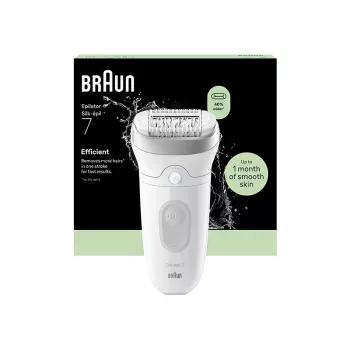 Braun Silk-épil 7 SE7-011 épilateur argent/blanc