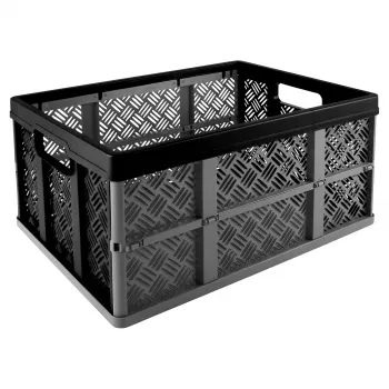 Boîte pliante Helit Klappbox Basic H6180495 32 L noire/grise