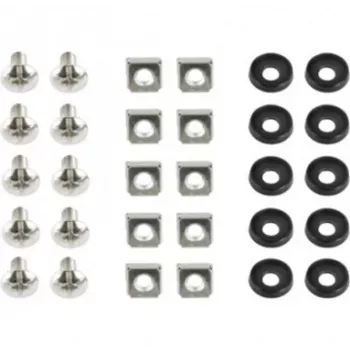 Kit de montage en rack GEMBIRD 19A-FSET-01 - 19 pouces (10 pièces)