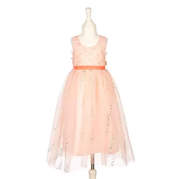Souza! Robe de déguisement enfant Evelynn rose 8-10 ans
