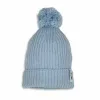 Bonnet bébé Lodger 100 % laine mérinos bleu Fogg 6-12 mois