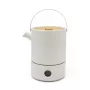 Service à thé Bredemeijer Umea 1,2 L blanc avec chauffe-thé 142010