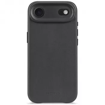 Coque arrière en cuir Decoded iPhone 17 Air noir