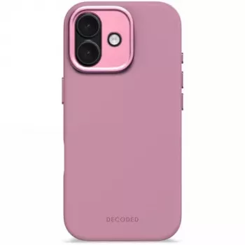 Coque arrière en silicone AntiMicrobial Decoded pour iPhone 17, MagSafe, Rosette