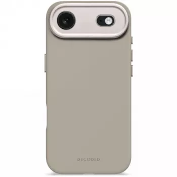 Coque arrière en silicone AntiMicrobial Decoded pour iPhone 17 Air avec MagSafe (Soft Taupe)