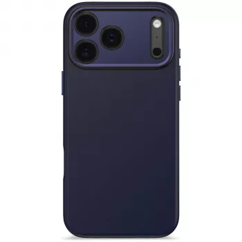 Coque arrière en silicone AntiMicrobial Decoded pour Apple iPhone 17 Pro Max Navy