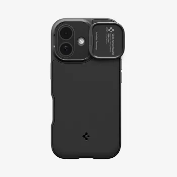 Coque SPIGEN Optik Armor Mag MagSafe pour iPhone 17, noire