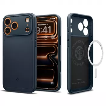 Coque Spigen Thin Fit Mag MagSafe pour iPhone 17 Pro Max, Metal Slate