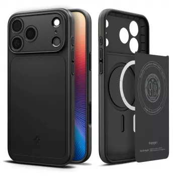 Coque Spigen Thin Fit Mag MagSafe pour iPhone 17 Pro, noire