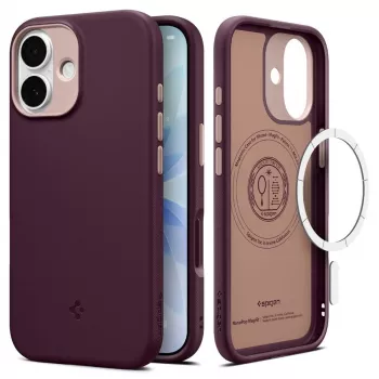 Coque Spigen Nano Pop Mag MagSafe pour iPhone 17, Burgundy Bean