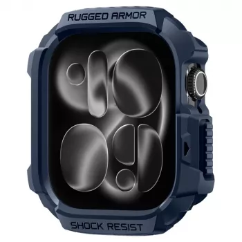 Coque Spigen Rugged Armor V2 pour Apple Watch 42 mm, bleu marine