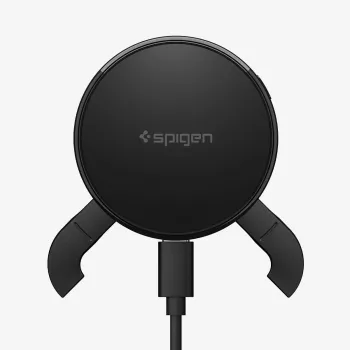 Chargeur sans fil SPIGEN EV25MFAQ Essential Peltier Magnetic MagSafe pour grille d'aération 25W Qi2.2 noir