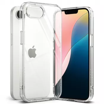 Coque Ringke Fusion pour iPhone 16e / 17e, Transparente