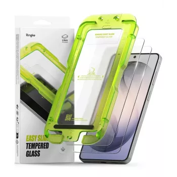 Ringke Easy Slide lot de 2 verres trempés pour Samsung Galaxy S26 transparent