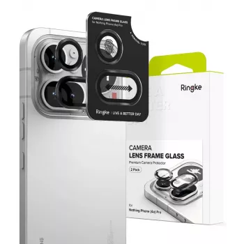 Ringke Camera Frame Protector lot de 2 pour Nothing Phone (4a) Pro, noir