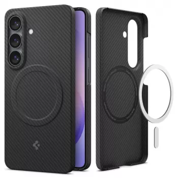SPIGEN AirSkin Aramid Mag MagSafe Housse pour Samsung Galaxy S26 noir