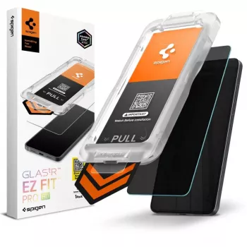 Spigen Glas.TR EZ Fit Pro AC HD Protection d'écran en verre trempé pour Samsung Galaxy S26 - noir