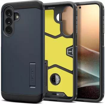 Spigen Tough Armor Coque pour Galaxy A57 5G, Metal Slate